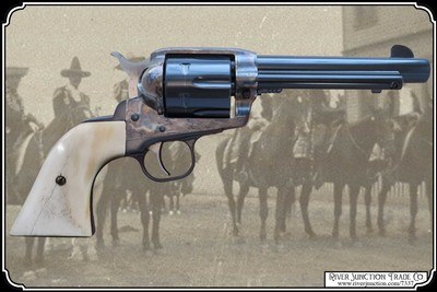 Unique Hand Crafted Bone Grips for Ruger Old Vaquero - Image 2 of 8