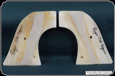 Unique Hand Crafted Bone Grips for Ruger Old Vaquero - Image 7 of 8