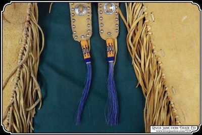 Sioux Elk Hide Leggings - Image 5 of 11