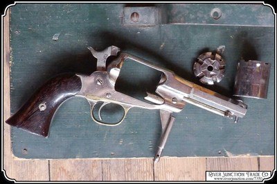 Remington New Model Cartridge Conversion .38RF with Nickel Finish - Image 11 of 15