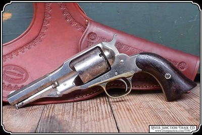 Remington New Model Cartridge Conversion .38RF with Nickel Finish - Image 3 of 15