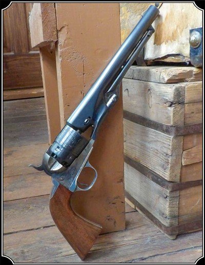 The REAL 2nd Generation 1860 Army COLT Civilian Model with Silver back strap and trigger guard