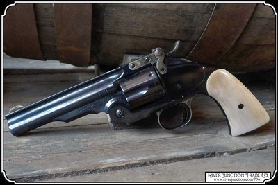 Taylor & Co Uberti S&W Schofield Smooth Bone Grips - Image 3 of 9