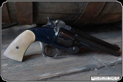 Taylor & Co Uberti S&W Schofield Smooth Bone Grips - Image 2 of 9
