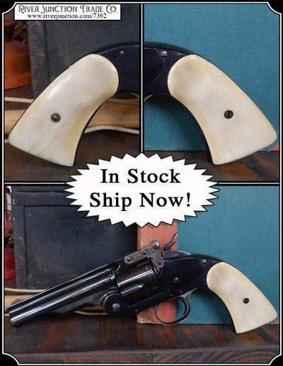 S&W Schofield Taylor & Co Uberti Smooth Bone Grips
