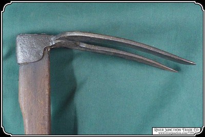 18th century Primitive Hand-forged digger tool - Image 4 of 11