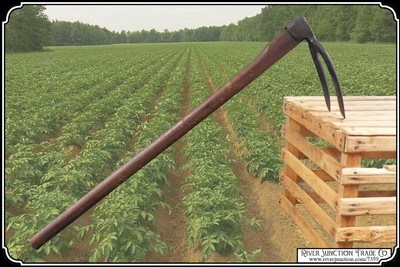 18th century Primitive Hand-forged digger tool - Image 2 of 11