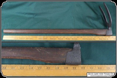 18th century Primitive Hand-forged digger tool - Image 9 of 11