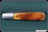 Vintage BIG Sabre Japan 29 Saw cut bone Barlow Barehead folding pocket jack knife - 7 of 9