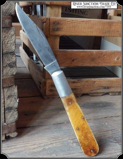 Vintage BIG Sabre Japan 29 Saw cut bone Barlow Barehead folding pocket jack knife