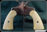 Light Antiqued Smooth Bone Grips for the 1895 Colt New Navy Civilian RJT# 7367 - 4 of 8