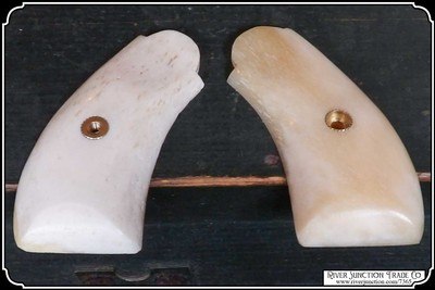 Character Filled Smooth Bone Grips for the Merwin Hulbert .38 RJT# 7365 - Image 7 of 9