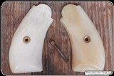 Character Filled Smooth Bone Grips for the Merwin Hulbert .38 RJT# 7365 - 6 of 9