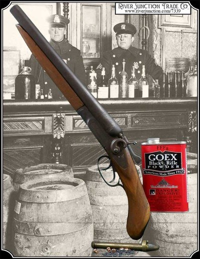 Gangster shotgun Stanley Arm 12 Ga. Double Barrel