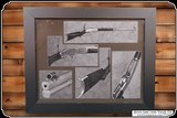 Set of 3 Pictures - Firearms in Metal Frames Ready to Hang - 5 of 7