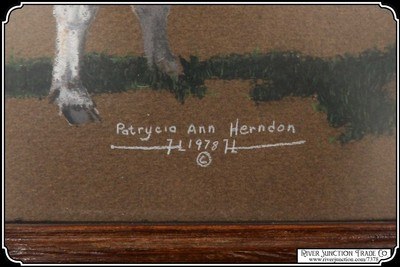 Longhorn Done in Pastel by Patrycia Ann Herndon - Image 4 of 7