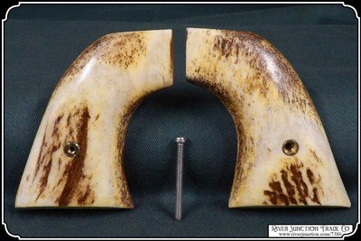 Elk with Bark Grips for the Model 1873 SA For 2nd Gen Colt RJT# 7386 - Image 5 of 8