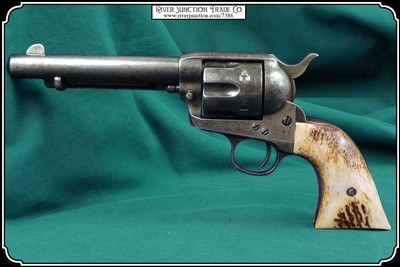 Elk with Bark Grips for the Model 1873 SA For 2nd Gen Colt RJT# 7386 - Image 3 of 8
