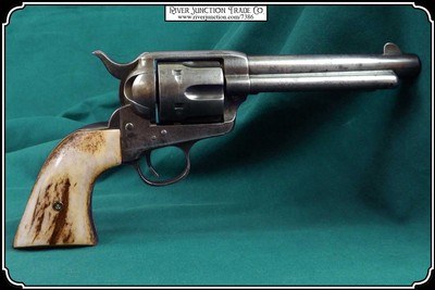 Elk with Bark Grips for the Model 1873 SA For 2nd Gen Colt RJT# 7386 - Image 2 of 8