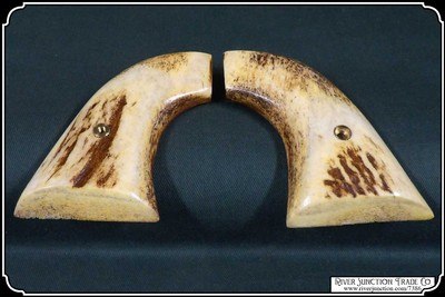 Elk with Bark Grips for the Model 1873 SA For 2nd Gen Colt RJT# 7386 - Image 6 of 8