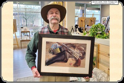 Jerry Riness 4 Hand Gun Prints - Image 11 of 12