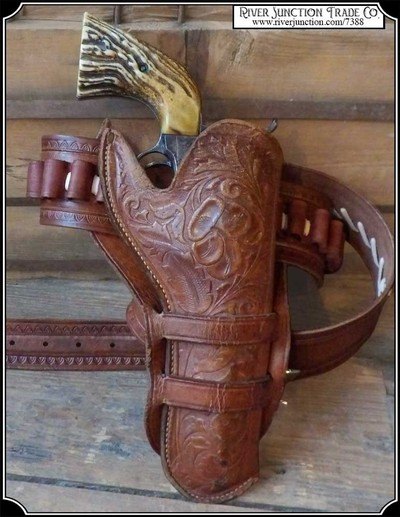 Antique Leather Holster Colt SAA 1873 5 1/2