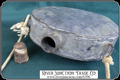 Antique Cowboy Canteen - Image 5 of 10