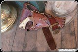 Colt 1895 double action with original bunkhouse made Holster and belt - 3 of 17