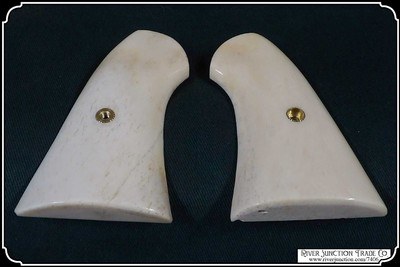 Smooth Uberti Smith and Wesson American Model 3 Bone Grips RJT# 7406 - Image 5 of 7