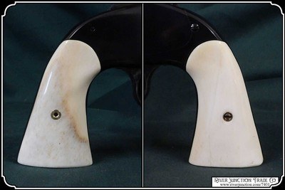 Smooth Uberti Smith and Wesson Model 3 American Bone Grips RJT# 7401 - Image 4 of 8