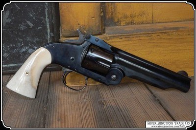 Smooth Uberti Smith and Wesson Model 3 American Bone Grips RJT# 7401 - Image 2 of 8