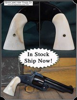 Smooth Uberti Smith and Wesson Model 3 American Bone Grips RJT# 7401 - Image 1 of 8