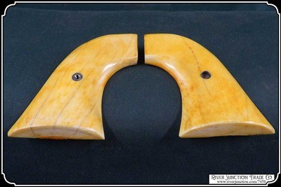 Antiqued Bone Grips Smooth Heavy Antique RJT# 7458 - Image 6 of 8