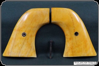 Antiqued Bone Grips Smooth Heavy Antique RJT# 7458 - Image 5 of 8