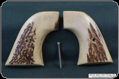 Elk Antler with Bark for Colt 1st, 2nd, and 3rd Gen Light Antique RJT# 7459 - Image 5 of 8