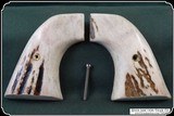 For Colt 1st and 2nd Gen Elk Antler Grips with Bark RJT# 7460 - Image 5 of 8