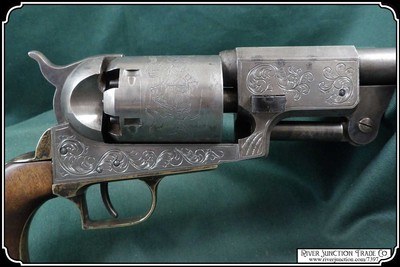 Silver Plated Texas & Confererate Antique: Colt Patent Dragoon Revolver .44 Presentation Cased to Lt. Col. A. H. Franklin C.S.A. - Image 8 of 19