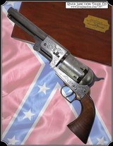 Silver Plated Texas & Confererate Antique: Colt Patent Dragoon Revolver .44 Presentation Cased to Lt. Col. A. H. Franklin C.S.A. - Image 1 of 19