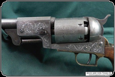 Silver Plated Texas & Confererate Antique: Colt Patent Dragoon Revolver .44 Presentation Cased to Lt. Col. A. H. Franklin C.S.A. - Image 7 of 19