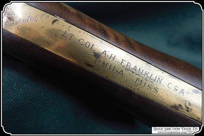Silver Plated Texas & Confererate Antique: Colt Patent Dragoon Revolver .44 Presentation Cased to Lt. Col. A. H. Franklin C.S.A. - Image 12 of 19