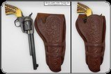 Antique Holster for Colt New Service, Colt SAA, S&W & other large frame 7 1/2 in Barreled revolvers RJT#7462 - 4 of 11