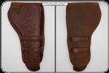 Antique Holster for Colt New Service, Colt SAA, S&W & other large frame 7 1/2 in Barreled revolvers RJT#7462 - 9 of 11
