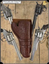 Antique Holster for Colt New Service, Colt SAA, S&W & other large frame 7 1/2 in Barreled revolvers RJT#7462 - 1 of 11