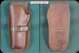 (HEY LEFTY) H. H. Heiser Holster for a 4 3/4 inch barrel Colt SAA and its clones. - Image 4 of 7