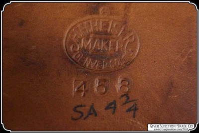 (HEY LEFTY) H. H. Heiser Holster for a 4 3/4 inch barrel Colt SAA and its clones. - Image 6 of 7