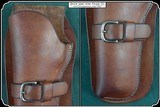(HEY LEFTY) H. H. Heiser Holster for a 4 3/4 inch barrel Colt SAA and its clones. - Image 5 of 7