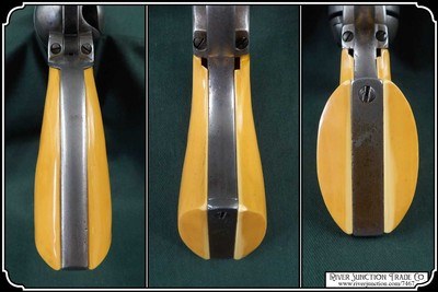 Like John Wayne's grips 1920s - 40s Catalin Dark Yellow Grips RJT#7467 - Image 5 of 6