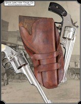 Holster for Colt New Service, Colt SAA, S&W & other large frame 5 1/2. 6, and 61/2 in Barreled revolvers RJT#7466 - Image 1 of 8