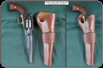Remington M1858 Army .44 Cal Percussion by Pietta Black Powder Revolver EXTRA cylinder and HOLSTER RJT#7471 - Image 15 of 17
