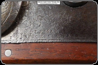 Nice Original H. E. LEMAN, Lancaster, Pennsylvania Percussion Rifle - Half Stock, .36 Caliber RJT#7472 - Image 12 of 17